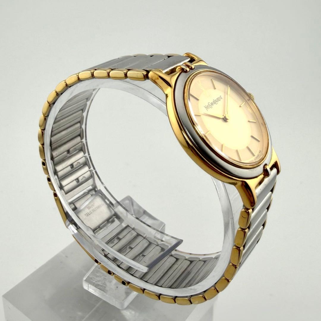 【新品電池/稼動】 サンローラン 2200-228481 腕時計 コンビ 純正