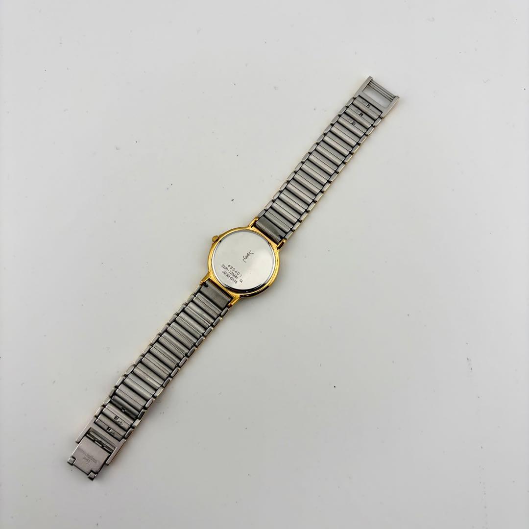 【新品電池/稼動】 サンローラン 2200-228481 腕時計 コンビ 純正