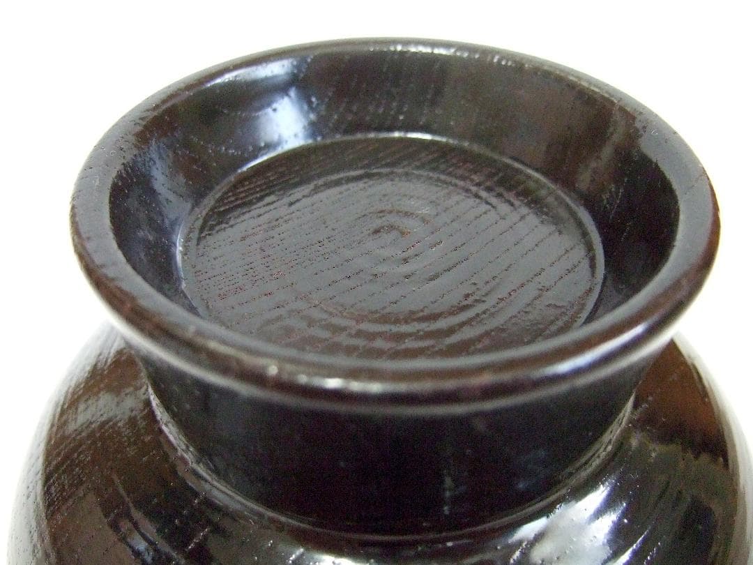 合鹿椀 黒漆 天然木 漆器 / 木製 漆塗 輪島塗