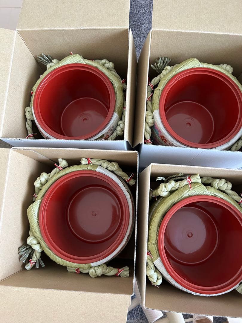 ぷりん　ミニ菰樽　こも樽　こもだる　4個