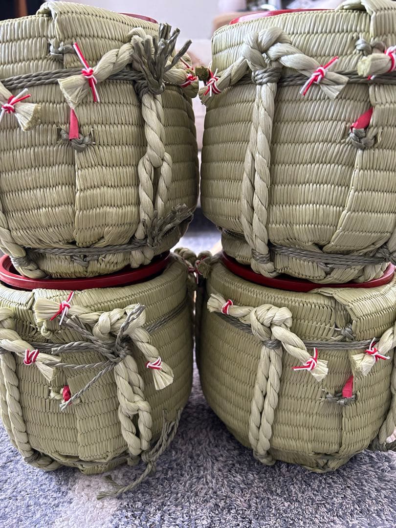 ぷりん　ミニ菰樽　こも樽　こもだる　4個