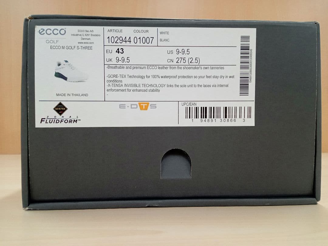 ECCO GOLF メンズ ゴルフシューズ 43サイズ