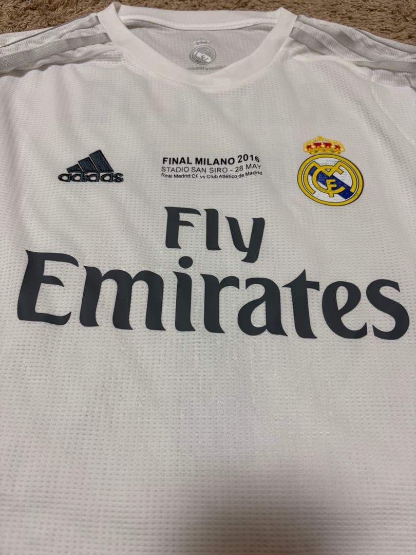レアルマドリード 2016 CL決勝 ロナウド ユニフォーム 長袖