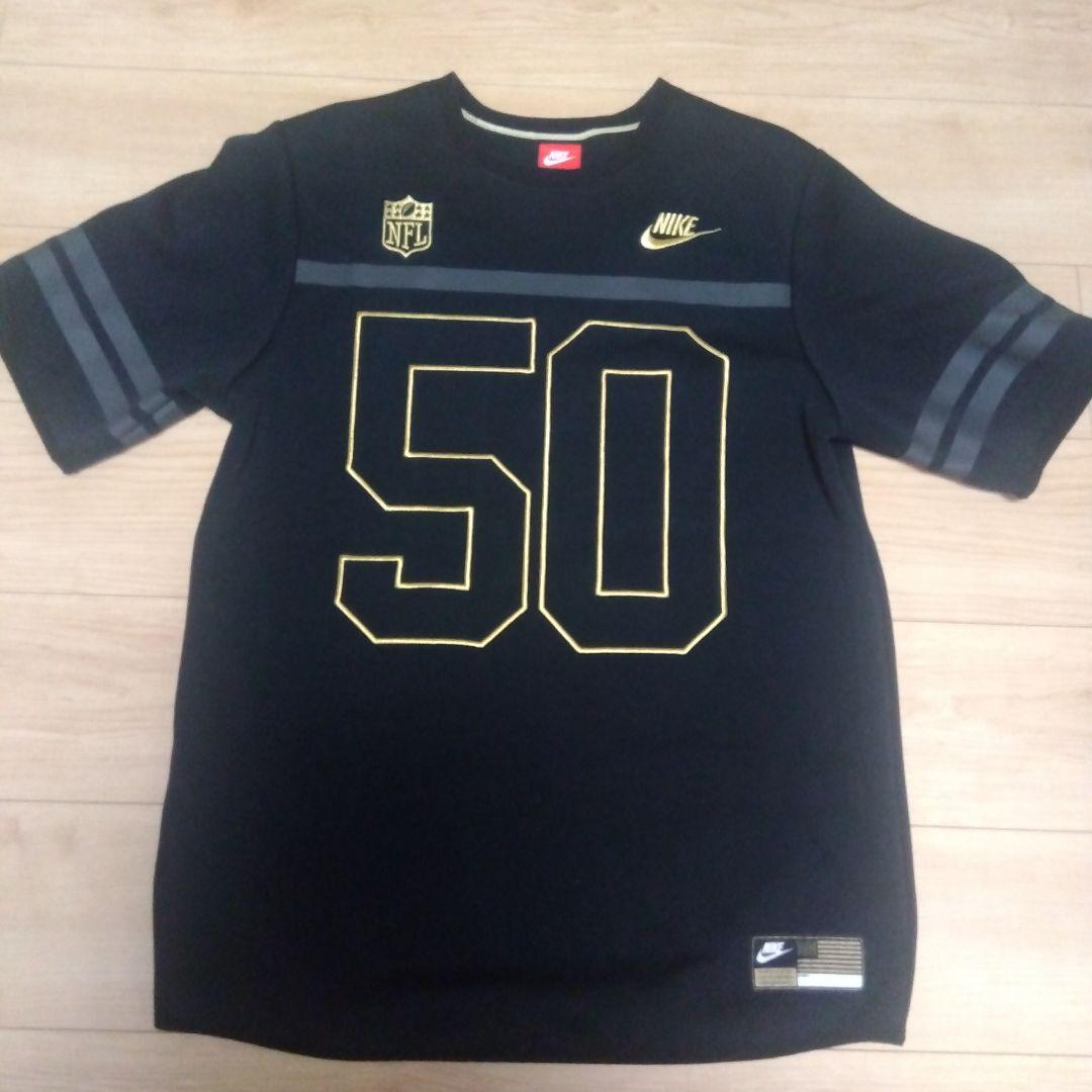 Nike NFLアメフトゲームTシャツ 50thスーパーボウル　スウェット金刺繍