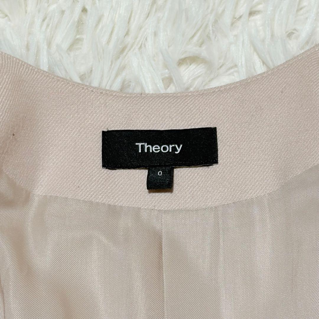 近年モデル　美品　セオリー　LINDRAYIA ノーカラー　ジャケット