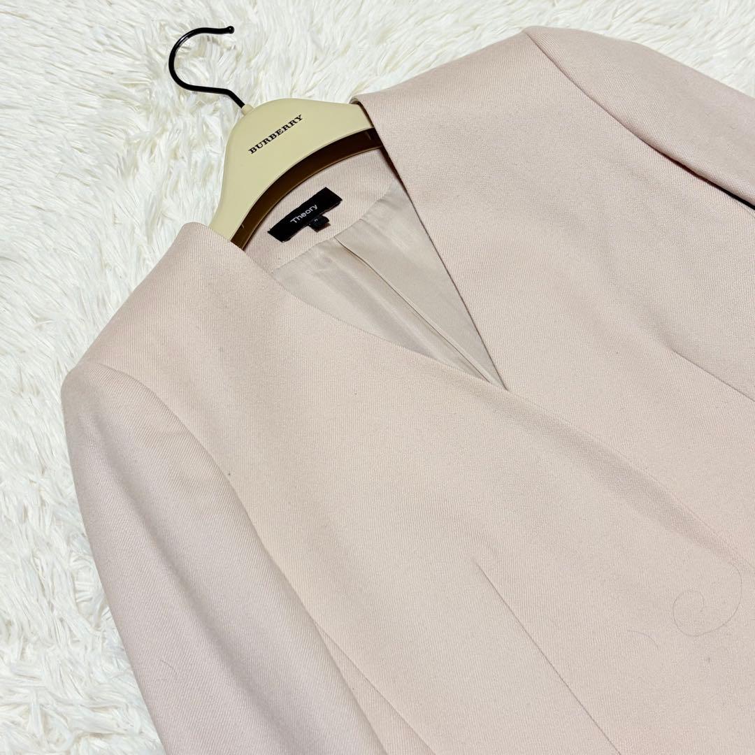 近年モデル　美品　セオリー　LINDRAYIA ノーカラー　ジャケット