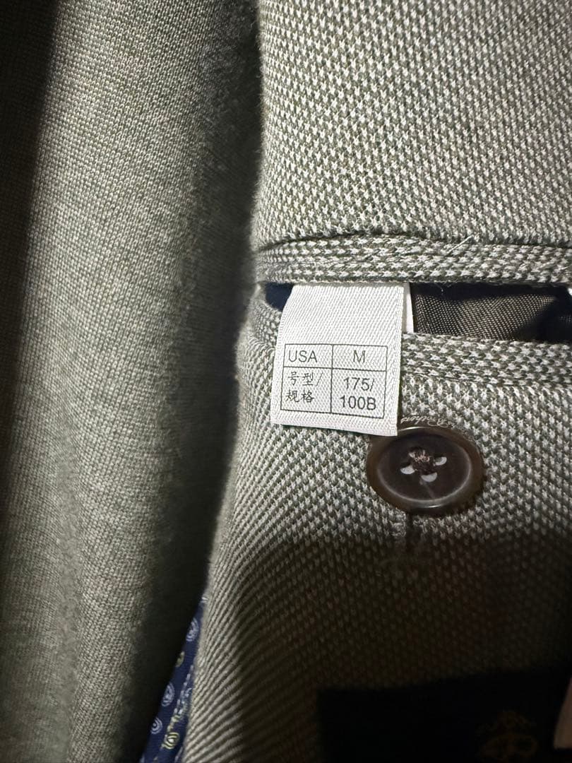 ブルックスブラザーズ ダブルジャケット ペイズリー ストレッチ