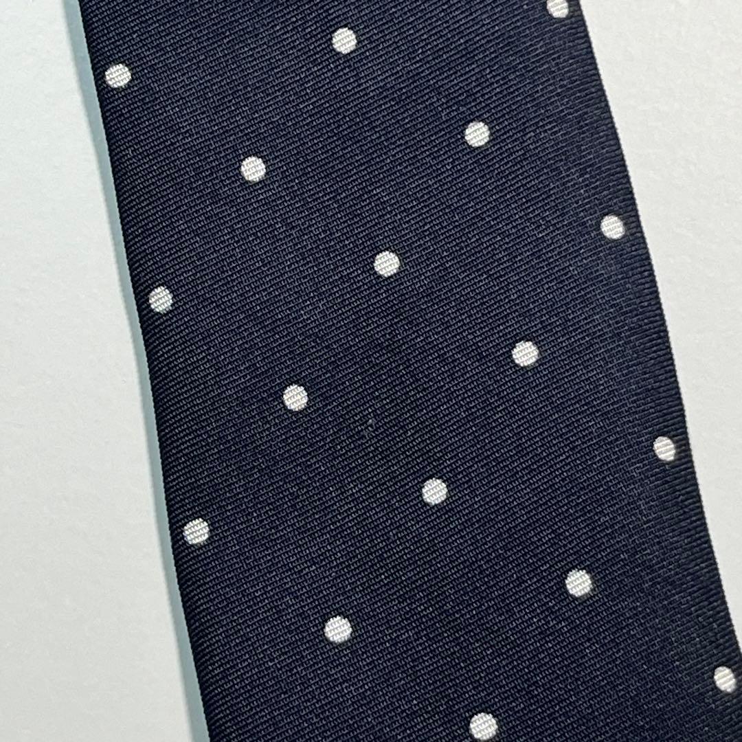 現行✨良品✨ CELINE セリーヌ ネクタイ　ドット柄　ナロータイ