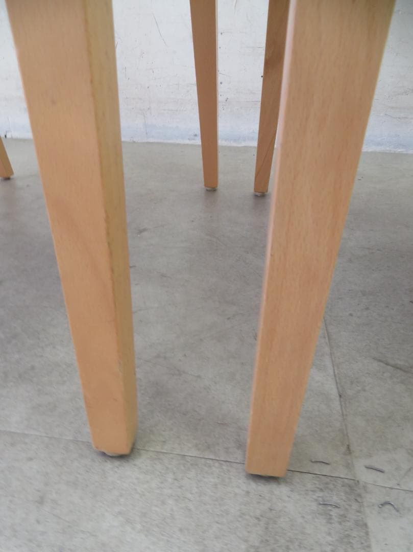 美品■TON■シンプルチェア■ビーチ材■プライウッド■ダイニングチェア6脚セット