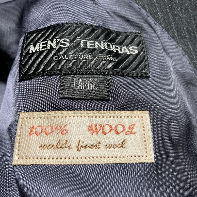 メンズティノラス★3ピース ダブルスーツセットアップ ジャケット ベスト パンツ