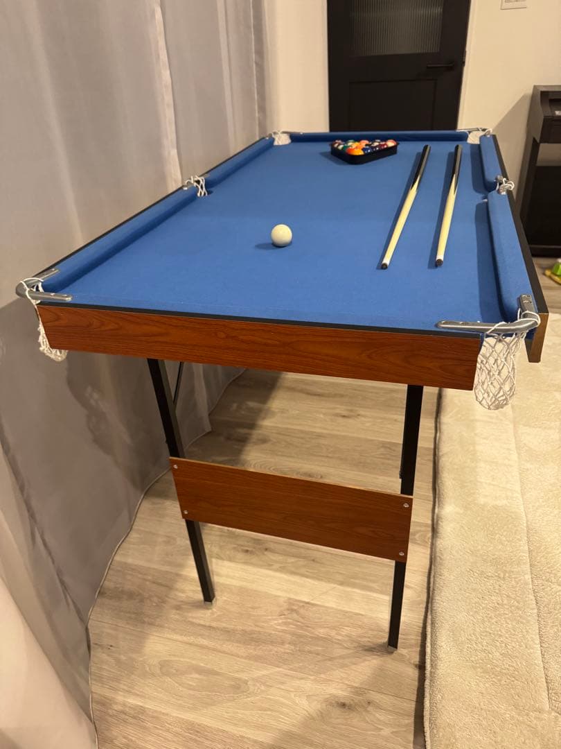 折りたたみ式　ビリヤードテーブルセット