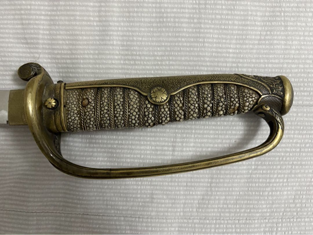 日本軍　尉官用両手握りサーベル　指揮刀　模造刀