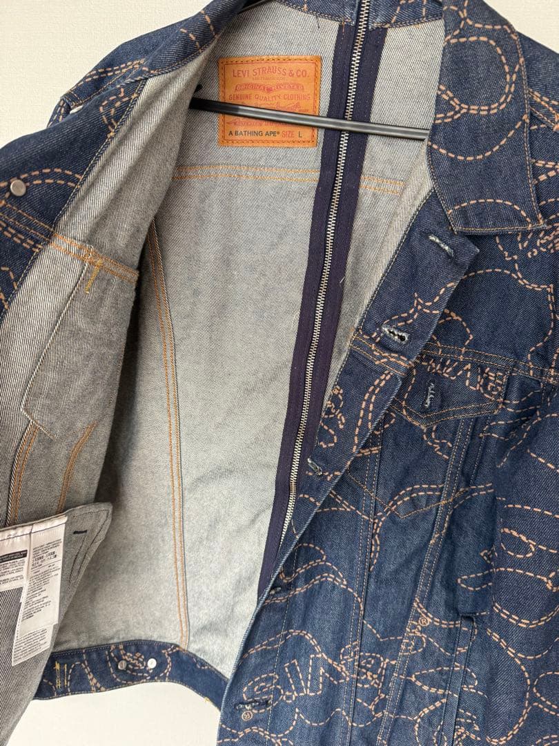【極美品】Levi's × BAPE コラボ トラッカージャケット L