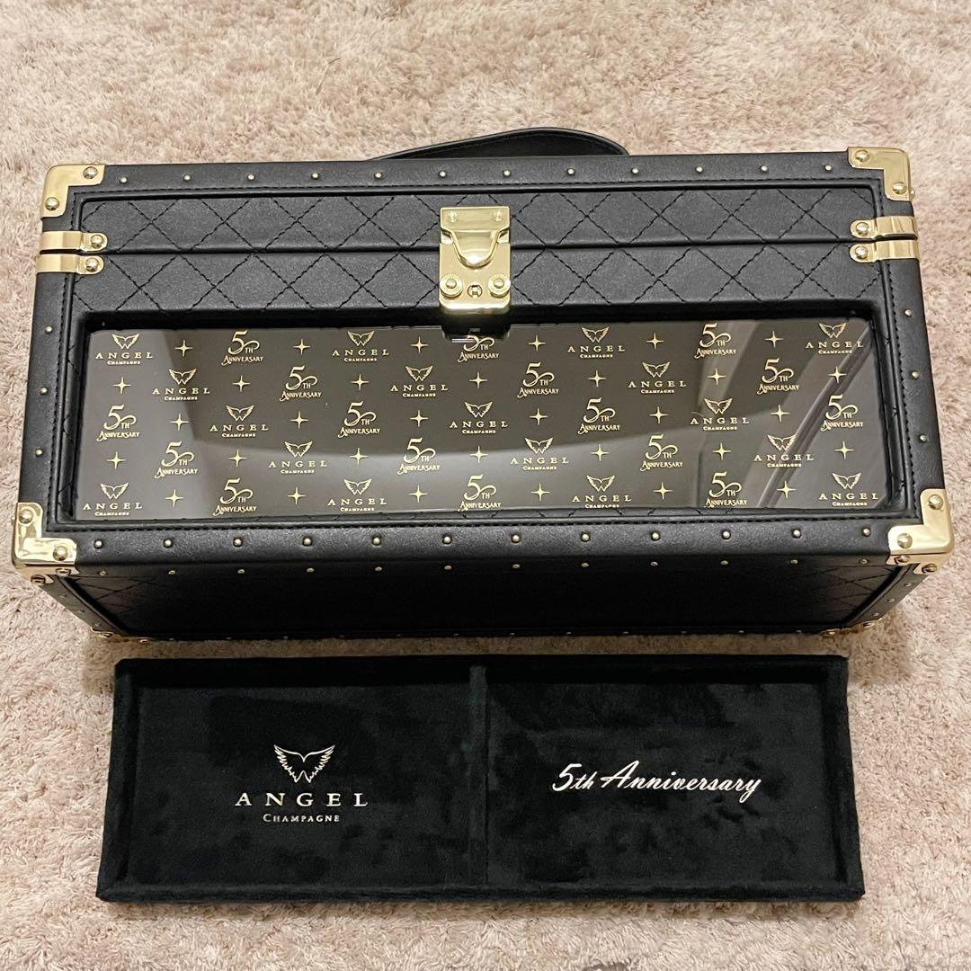 ま*す様 エンジェルシャンパン 5周年 空瓶付き