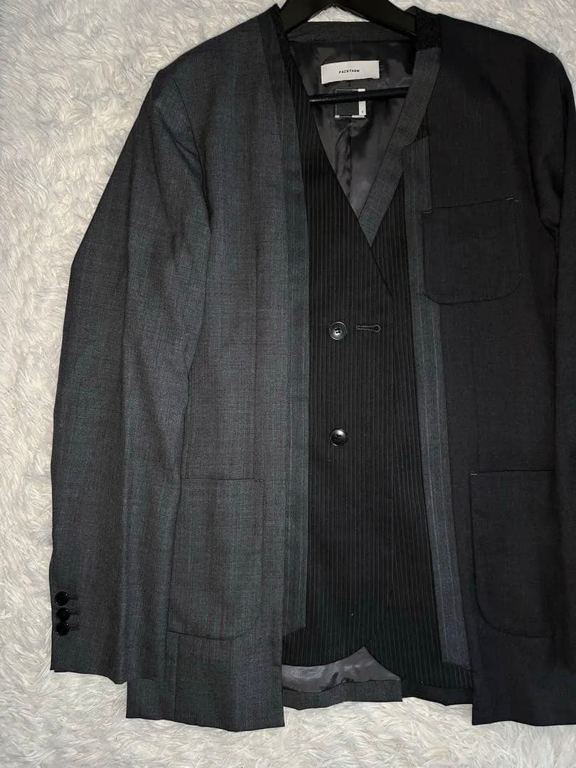 FACETASM ジャケット　サイズ3 ウール　グレー