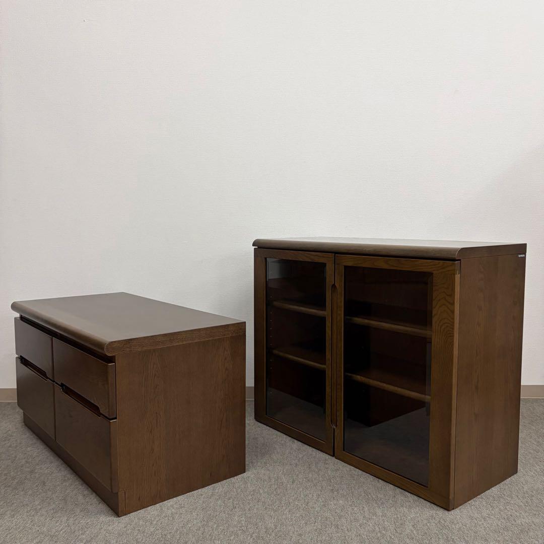 【karimoku】キャビネット QS2304MW+QS2305MW