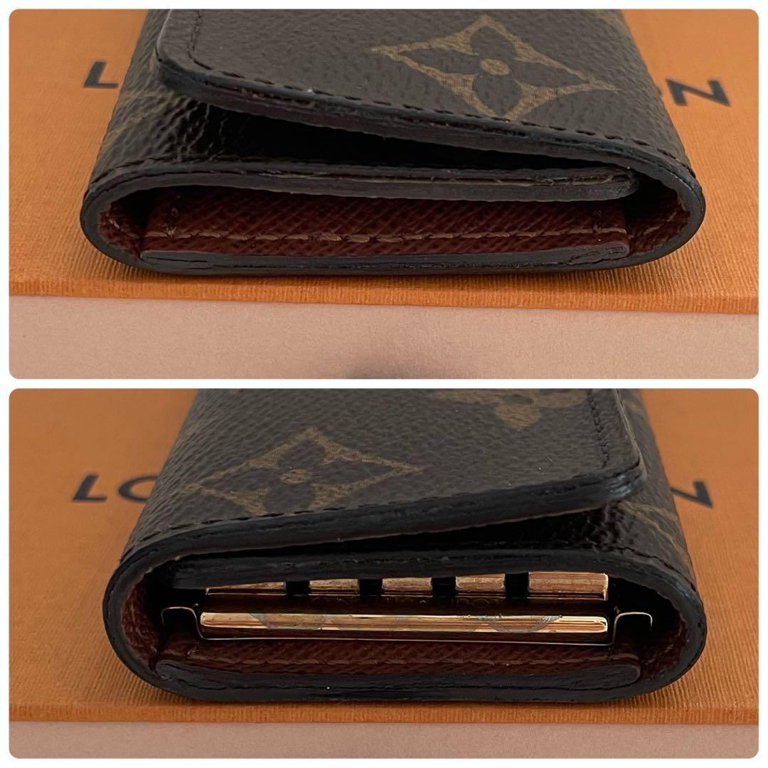 美品　ルイヴィトン　モノグラム　ミュルティクレ4 キーケース　付属品