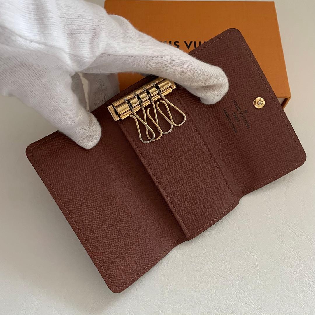 美品　ルイヴィトン　モノグラム　ミュルティクレ4 キーケース　付属品