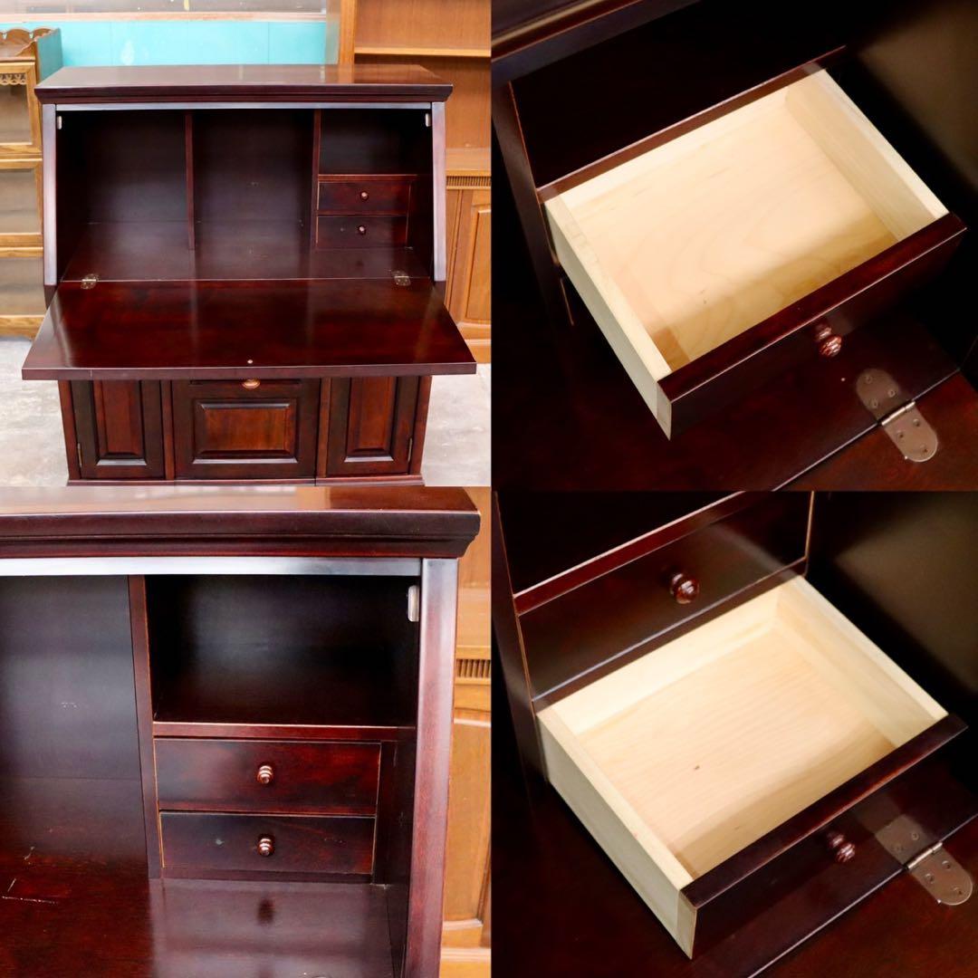 GMIH17○民芸家具 スツール付き ライティングドレッサー ライティングビュ