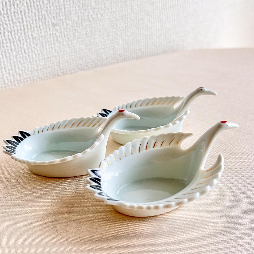 鳥の形状のボウル 3個セット