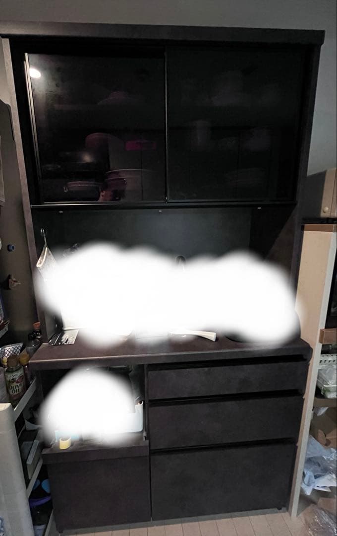 【杉山浩一】パモウナ 食器棚 幅100cm 奥行45cm 高さ189cm