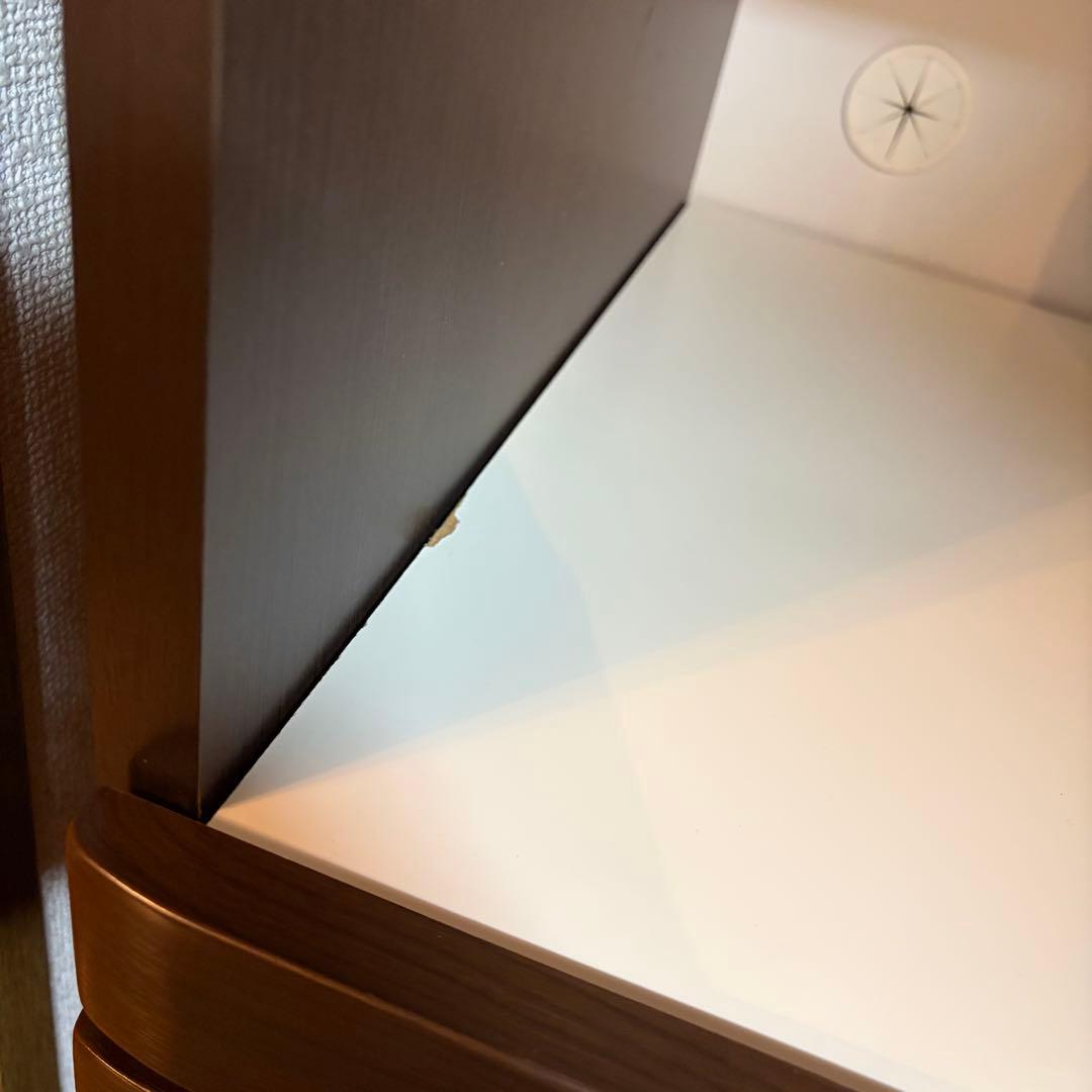 【最終値下げ】キッチンボード レンジボード 食器棚 キッチン収納 ダークブラウン