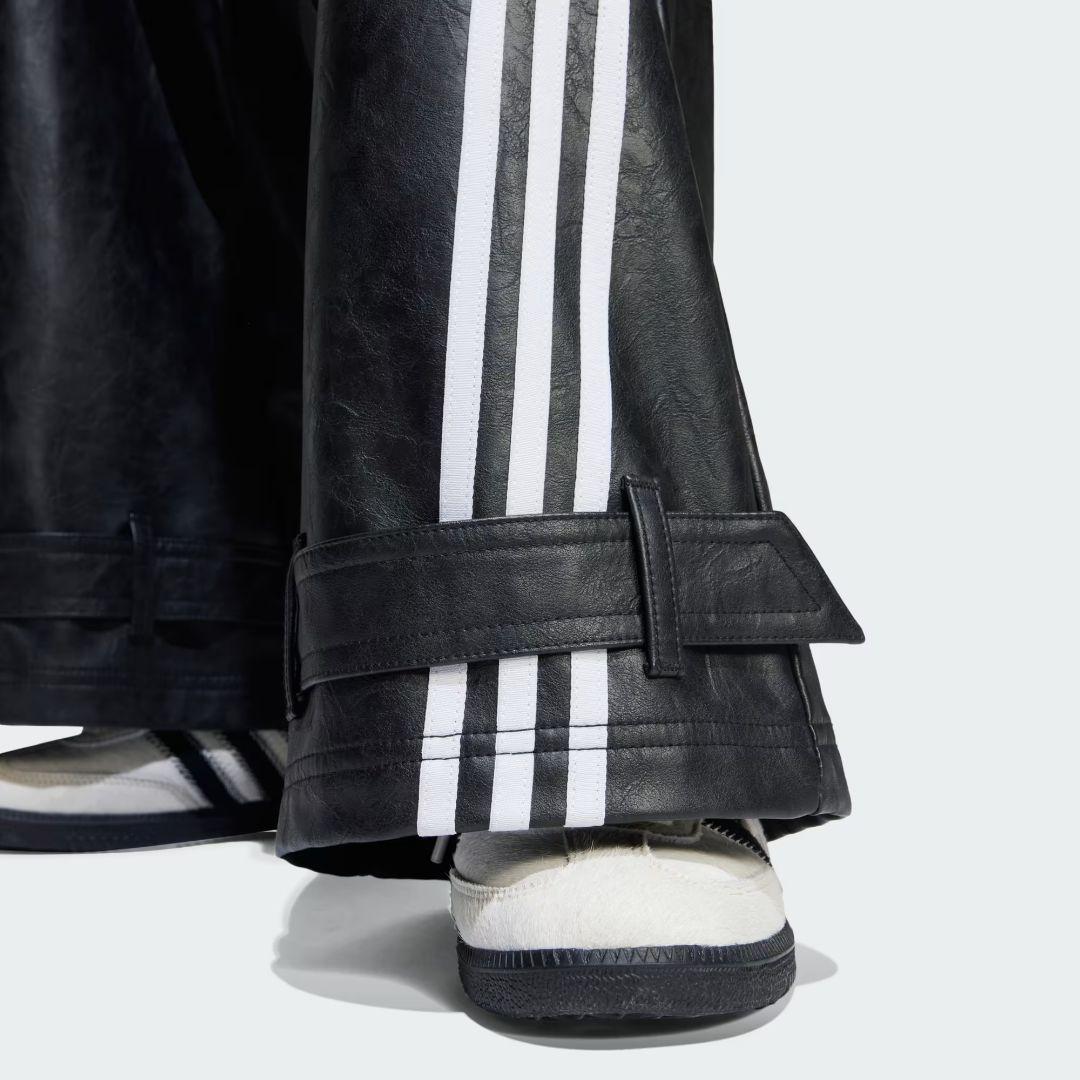 【新品】adidas ADILENIUM シーズン3 フェイクレザーパンツ 26