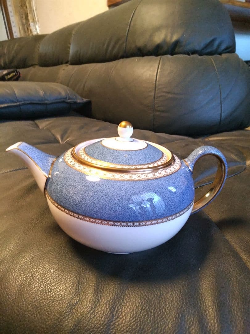 ウェッジウッド　ユーランダーブルー　ティーポット＆シュガーポット＆クリーマー L