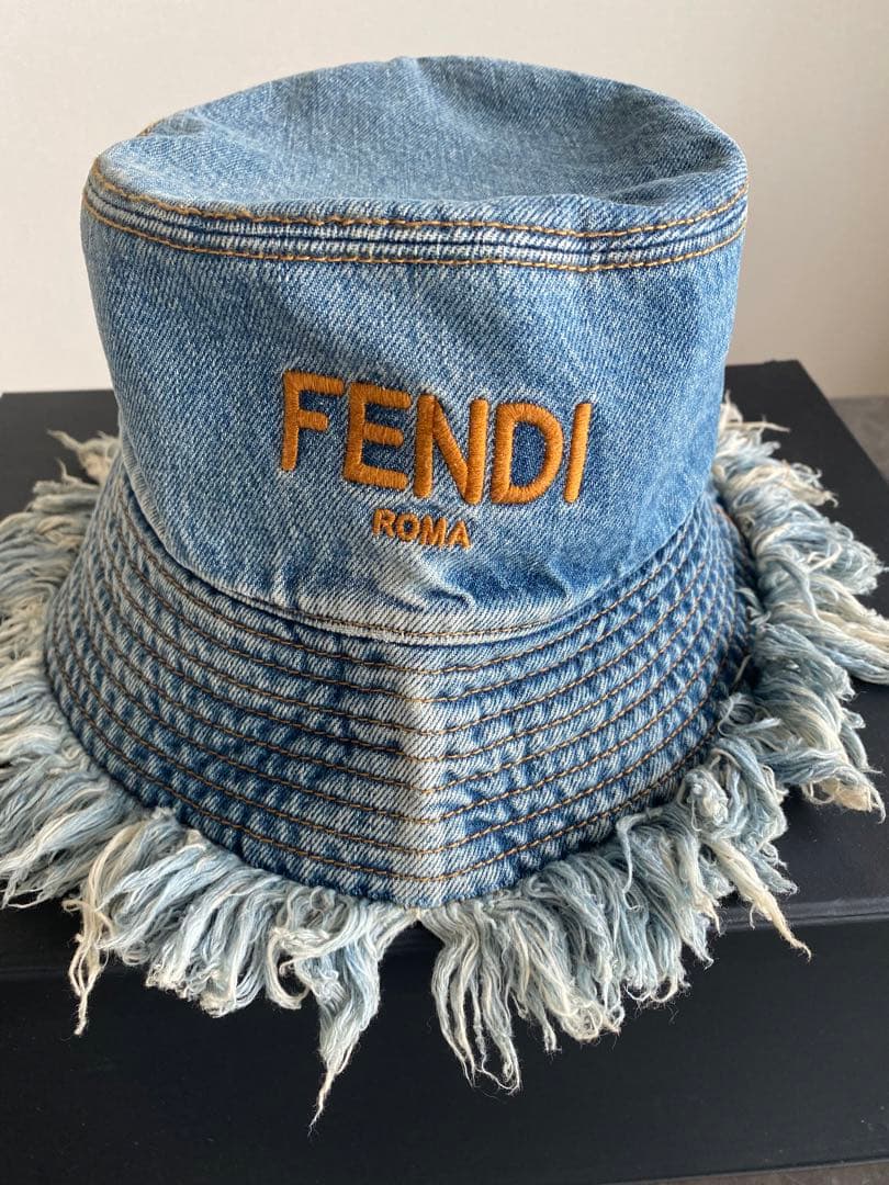 FENDI バケットハット Mサイズ デニム