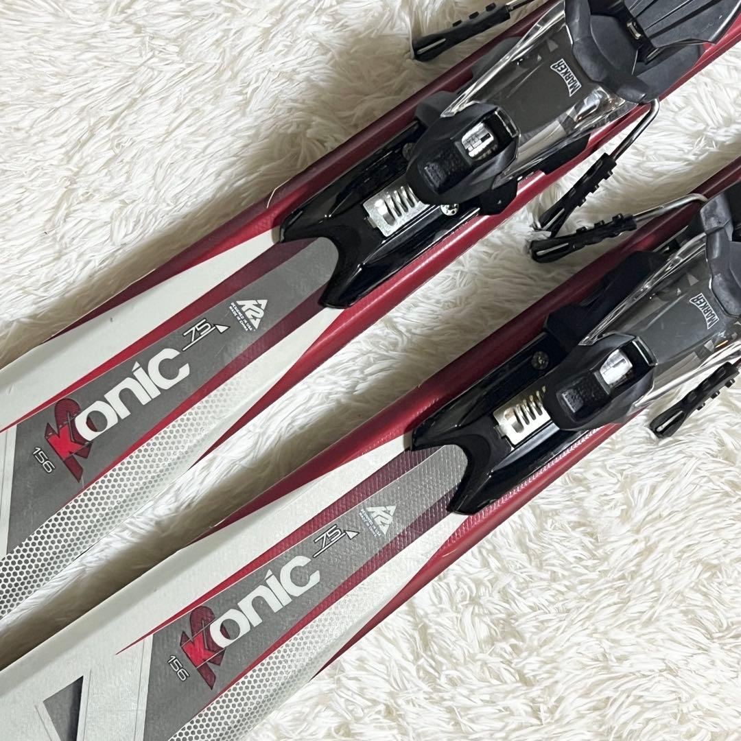 K2 konic75 156cm MARKER M2 10.0 スキーセット