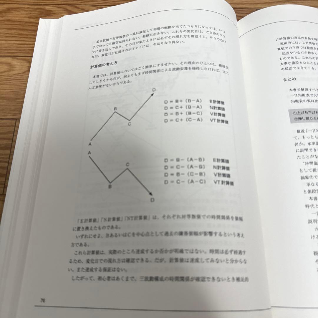 絶版 希少 一目均衡表の原理 押し戻りの考え方と三波動構成理論 三世一目山人