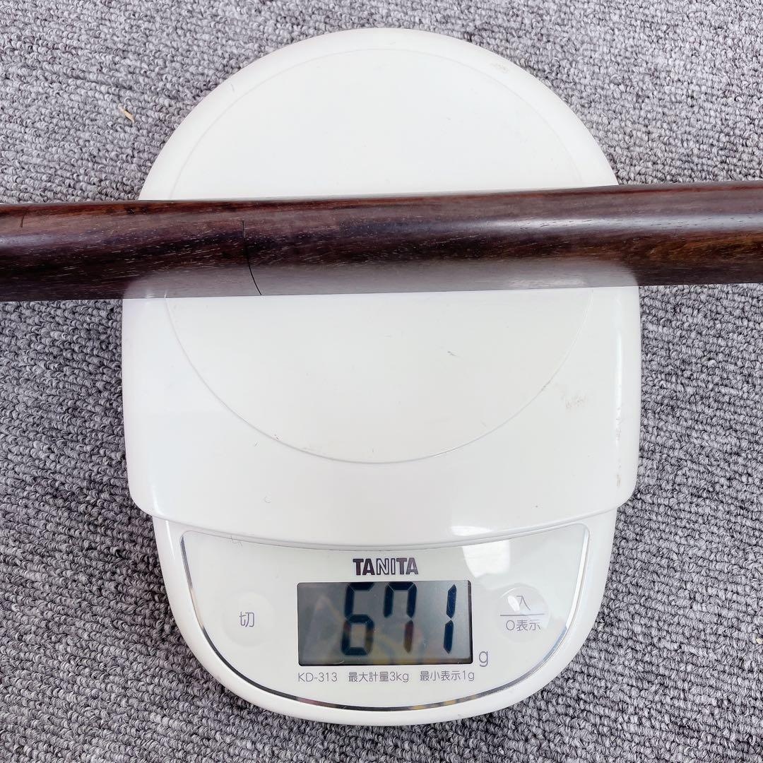 三味線 細棹 金細 トチ入り紅木 綾杉彫り 一本溝 和楽器