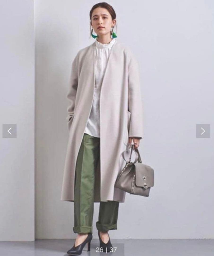 【新品タグ付き】ユナイテッドアローズ　リバーロングコート　Ｍサイズ38