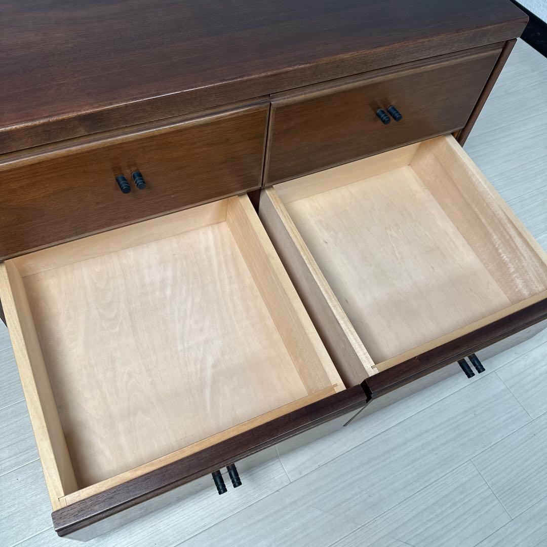 カリモク チェスト 2段4杯 ローチェスト タンス リビングボード i4-2※