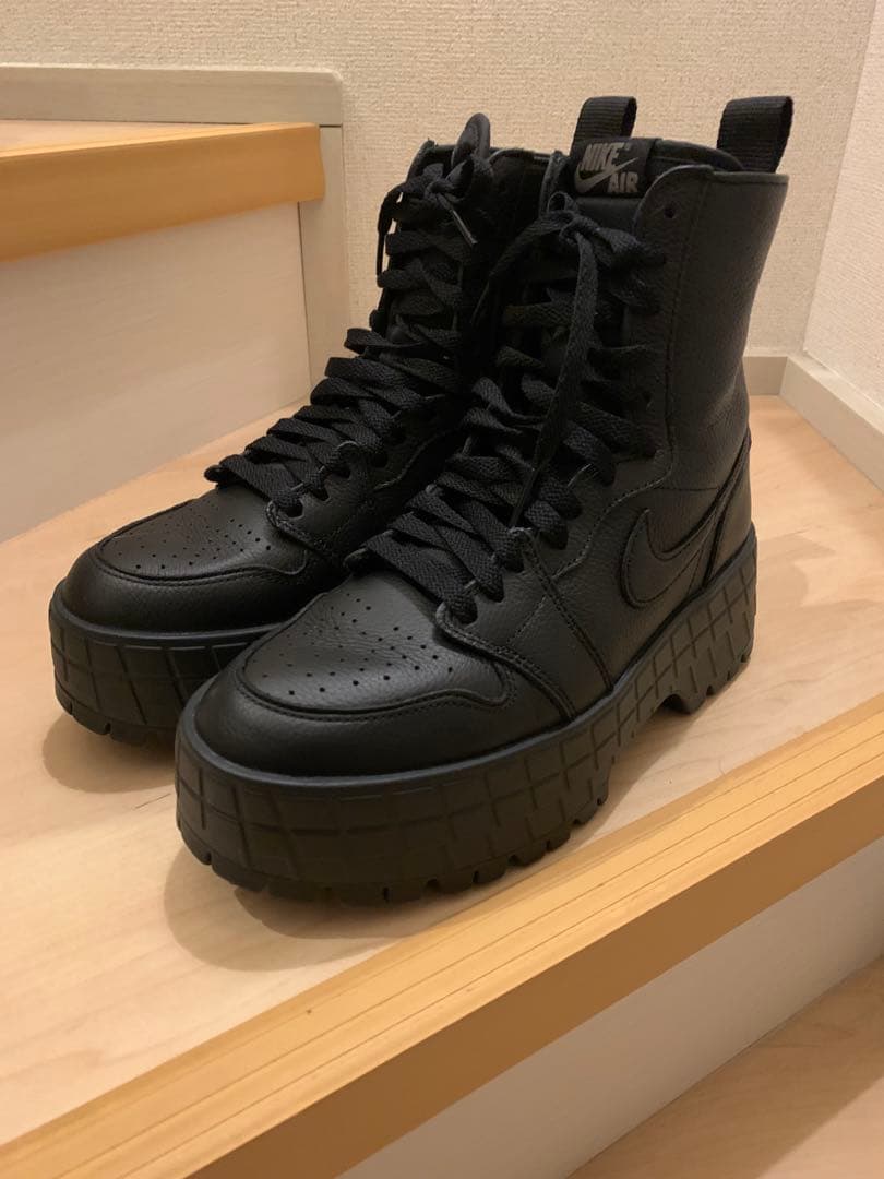 NIKE エアジョーダン1 ブルックリン 黒　25.0