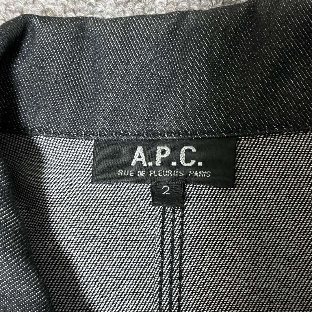 A.P.C Black Denim Jacket メンズM相当　フランス製