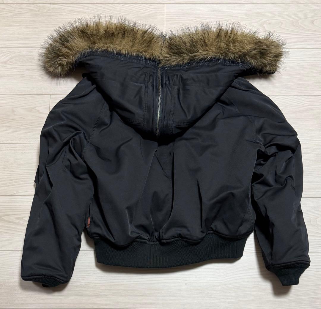 AIVER N-2Bフライトブルゾン ブラック S