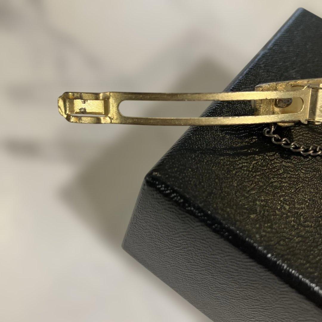 CHANEL バレッタ　ココマーク　パール　チェーンデザイン　シャネル　箱付き