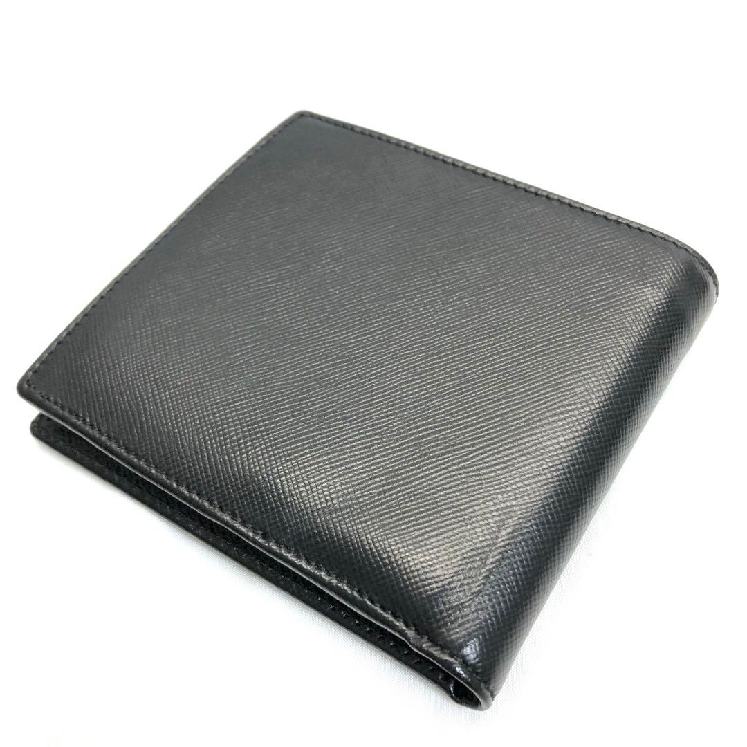 【パプリカ 】　dunhill ダンヒル 二つ折り　財布　ブラック　メンズ