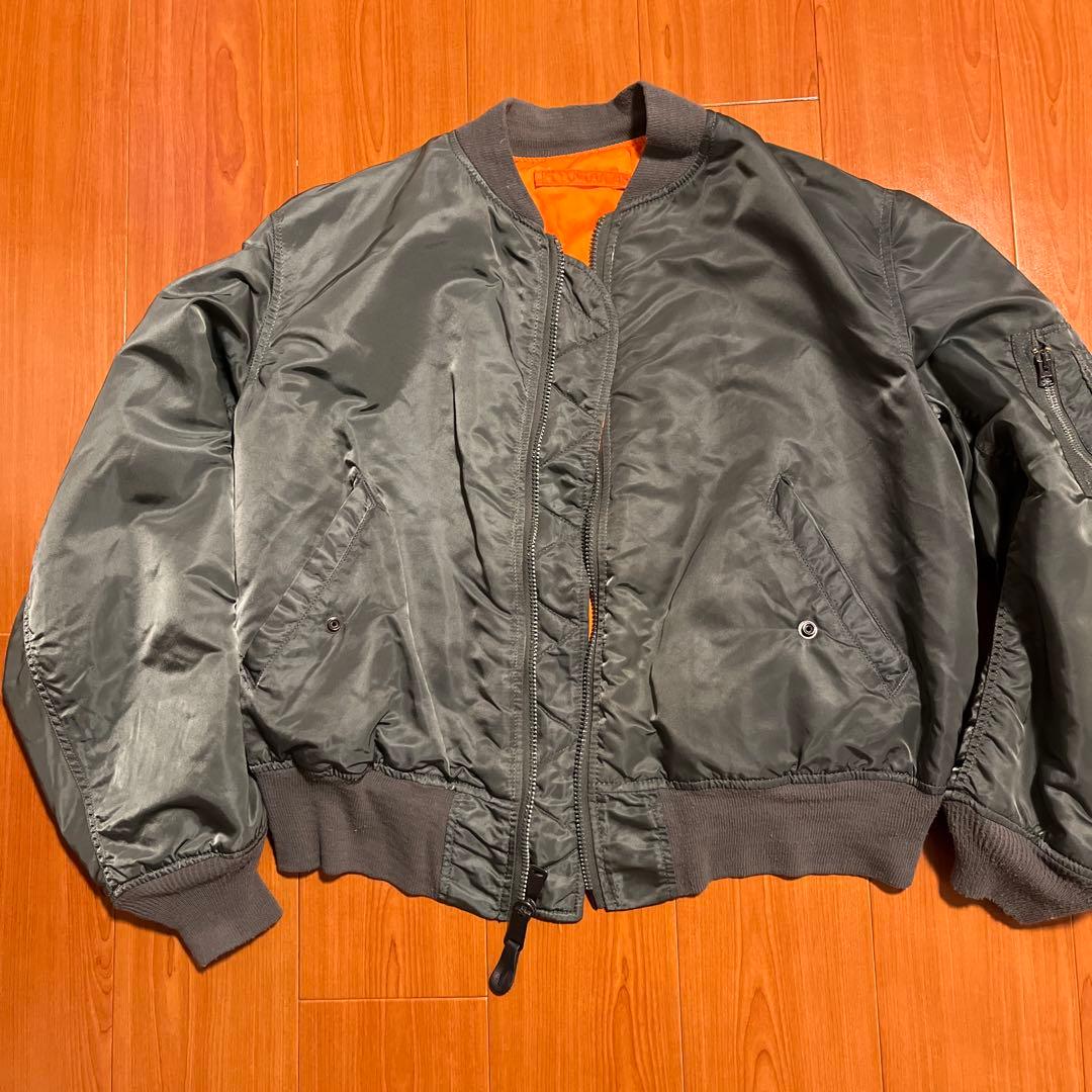 アルファ社　MA-1 エドウィン企画　アメリカ製　カーキ　XL