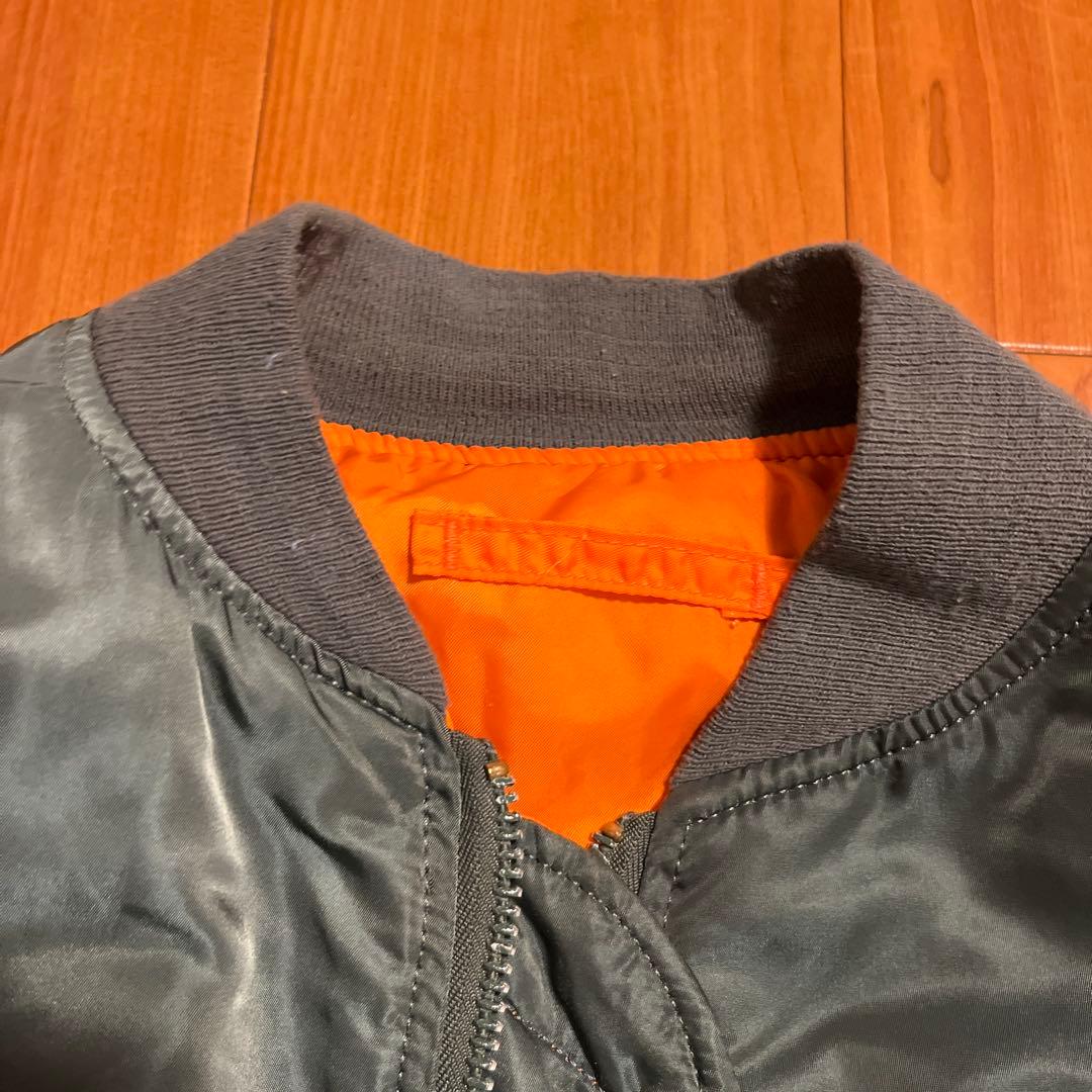 アルファ社　MA-1 エドウィン企画　アメリカ製　カーキ　XL