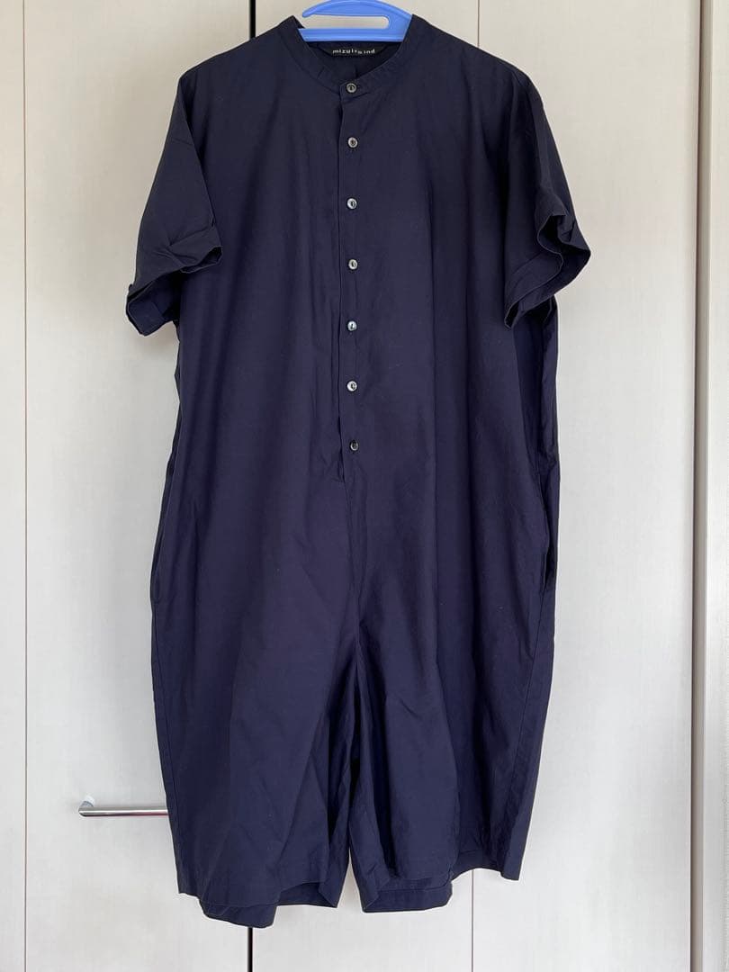 mizuiro ind オールインワン カバーオール ネイビー