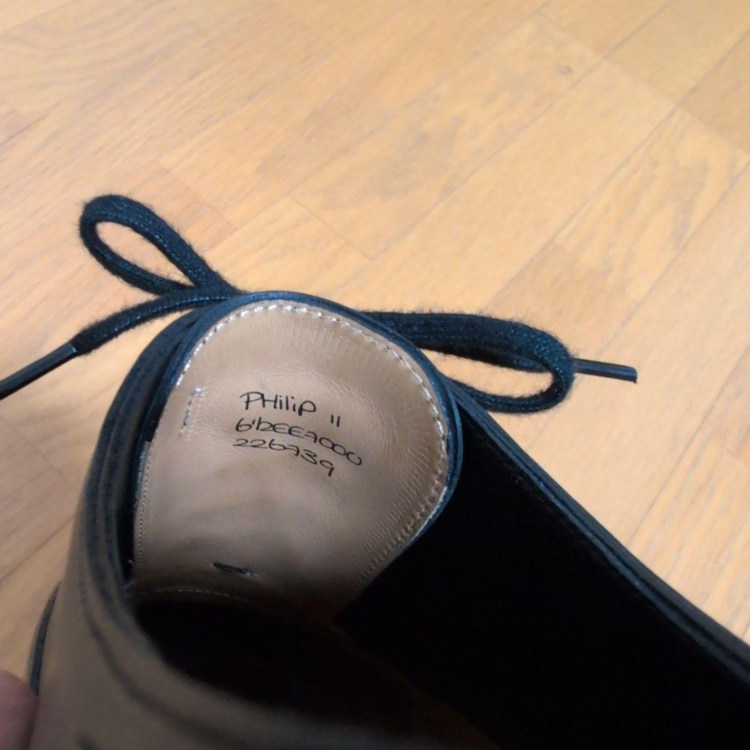 純正シューツリー付 ジョンロブ フィリップ2 サイズ6.5EE