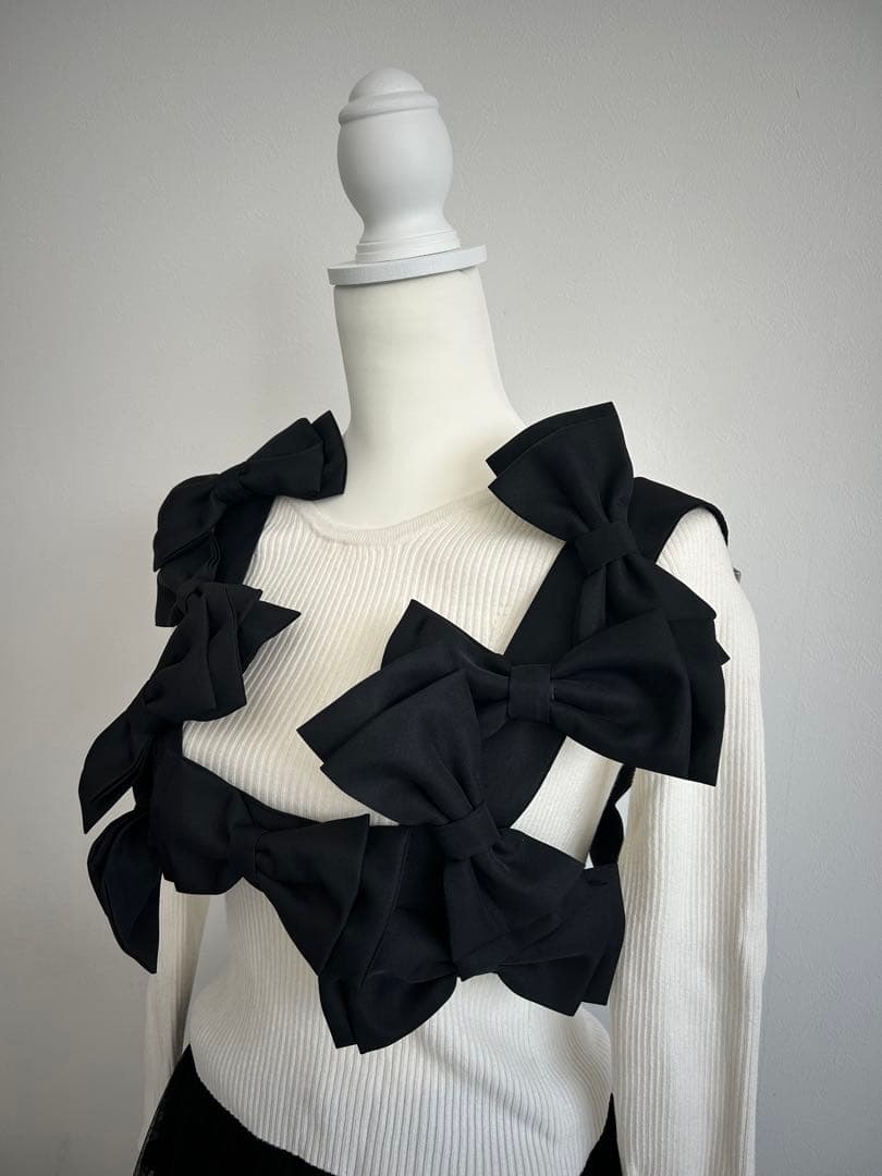 【数量限定】 リボン ハーネス ビスチェ フリーサイズ