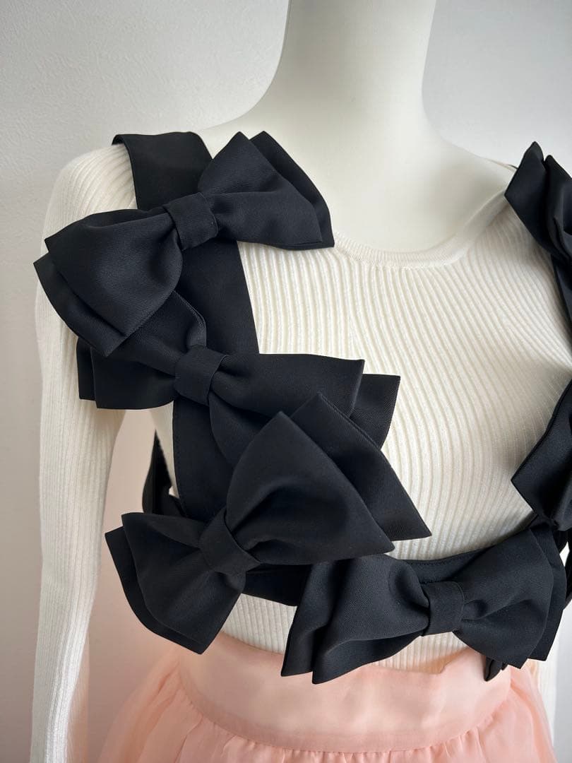 【数量限定】 リボン ハーネス ビスチェ フリーサイズ