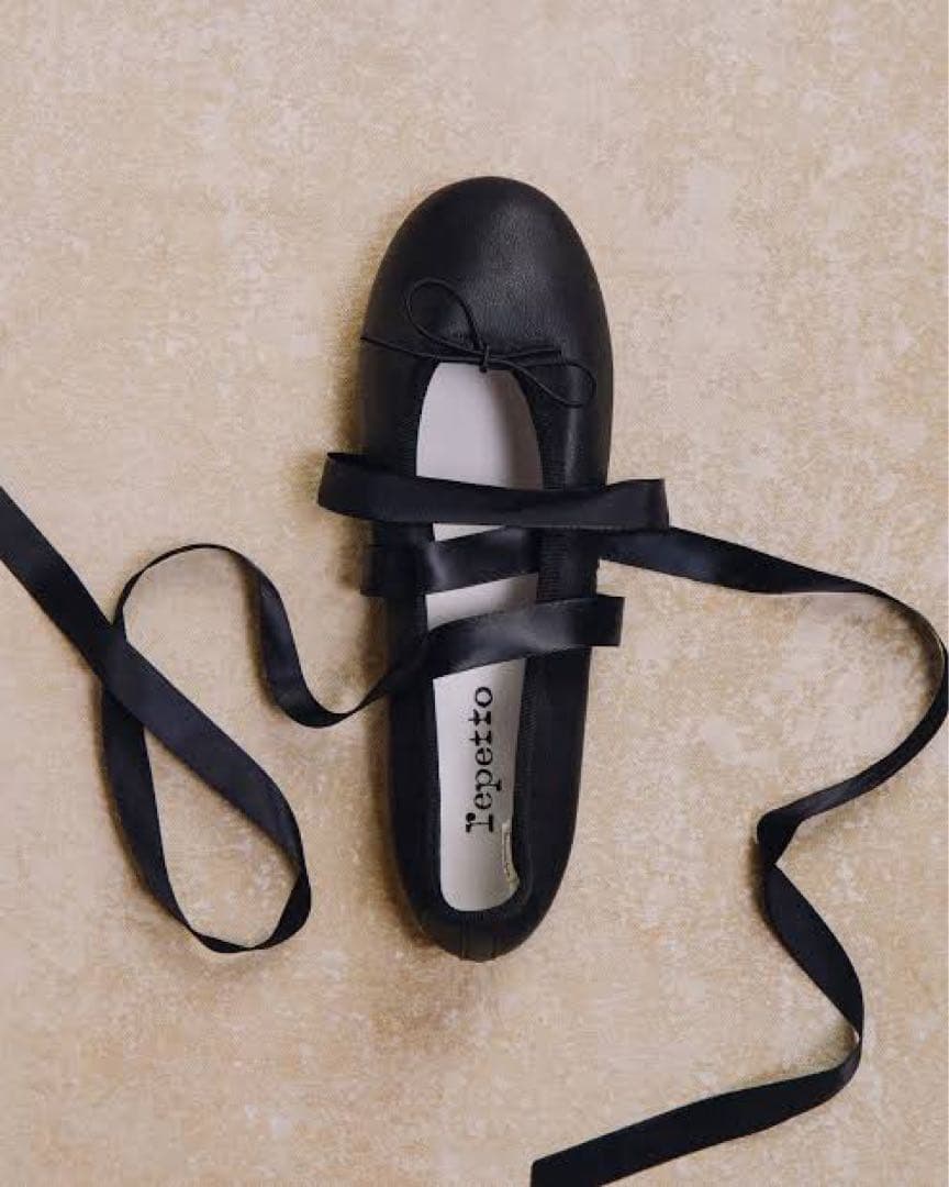 極美品■レペット■バレエシューズ✨リボン アンクルリボン