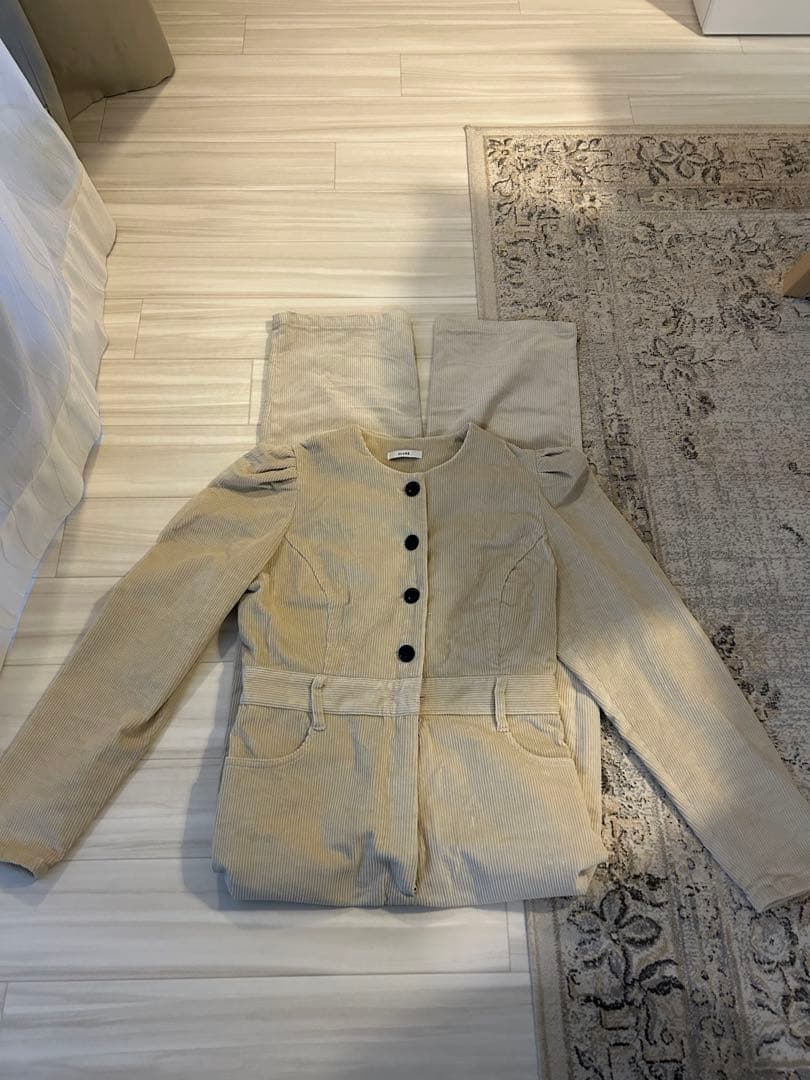 サロペット・オーバーオール・オールインワン CLANE CORDUROY JUMPSUIT