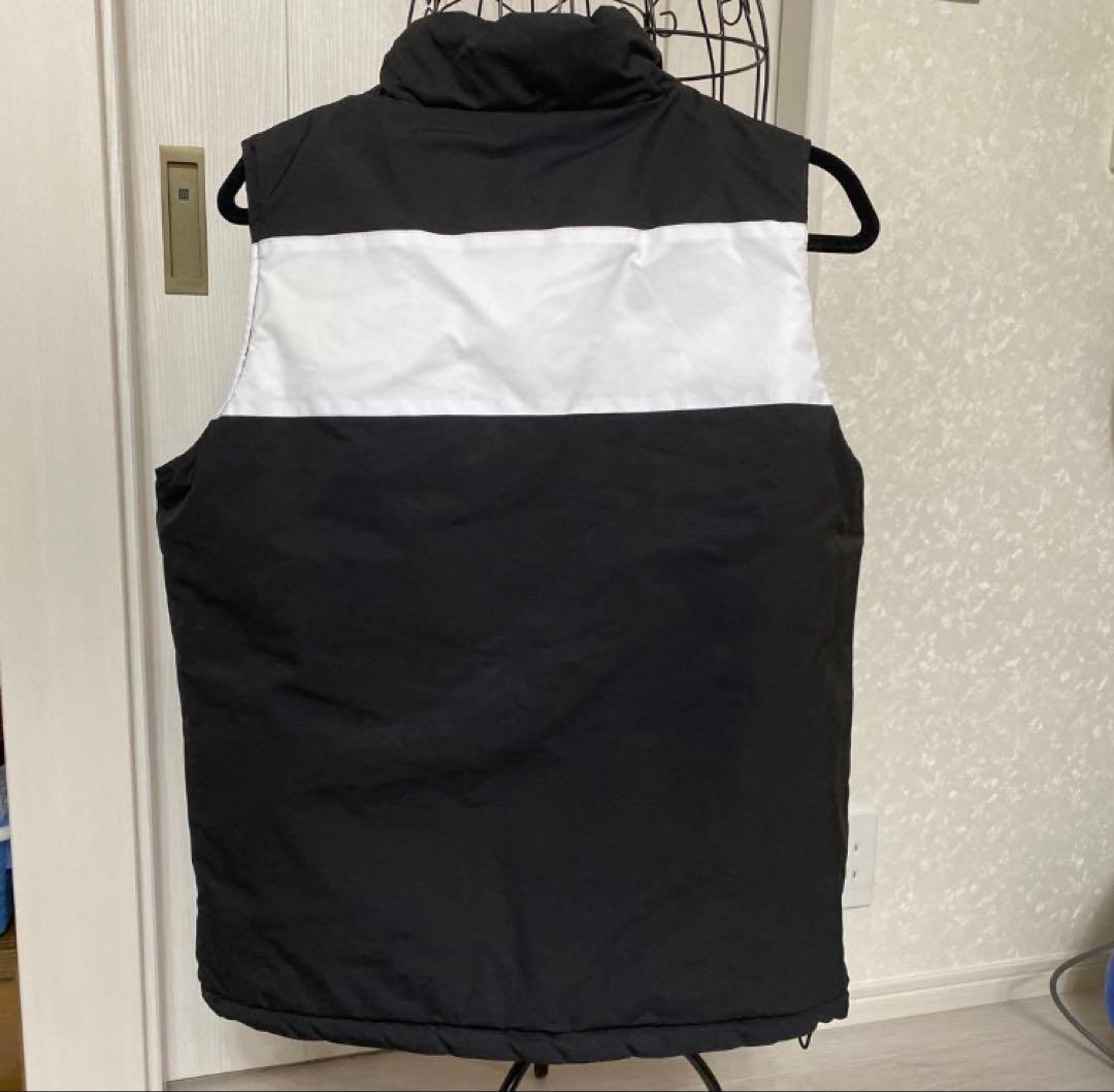 年末SALE♪ V TWELVE（V12） リバーシブルベスト 黒迷彩柄（L）