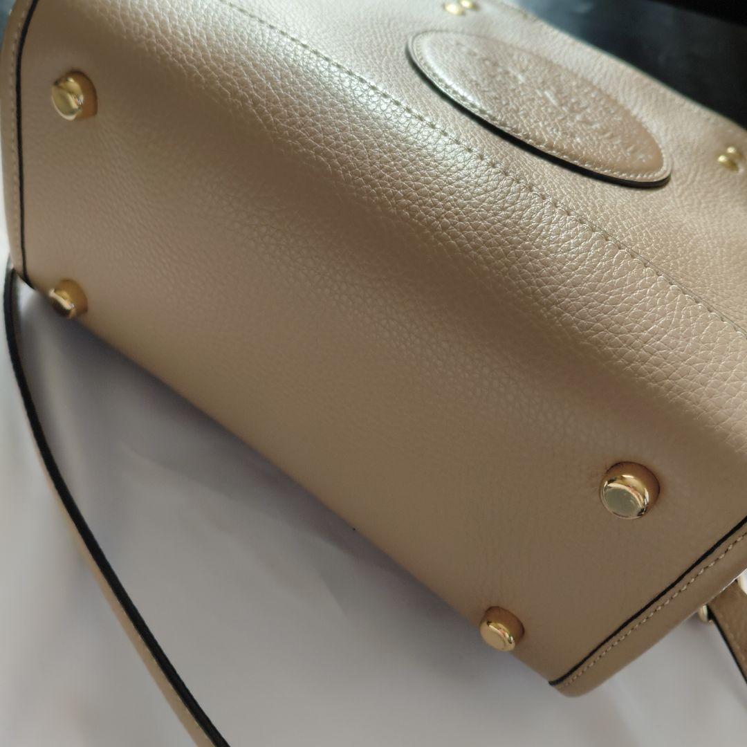 COACH 2wayデンプシーベージュ ショルダトートーバッグ