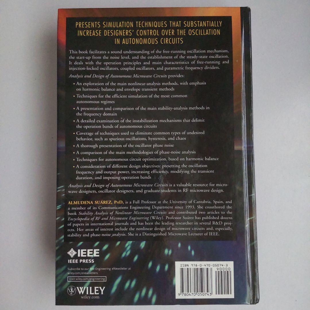 洋書 Autonomous Microwave Circuits